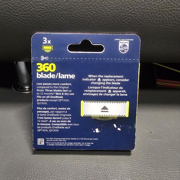 PHILIPS ONE BLADE 3× 360BLADE (3 PACK) - Picture 3 of 3